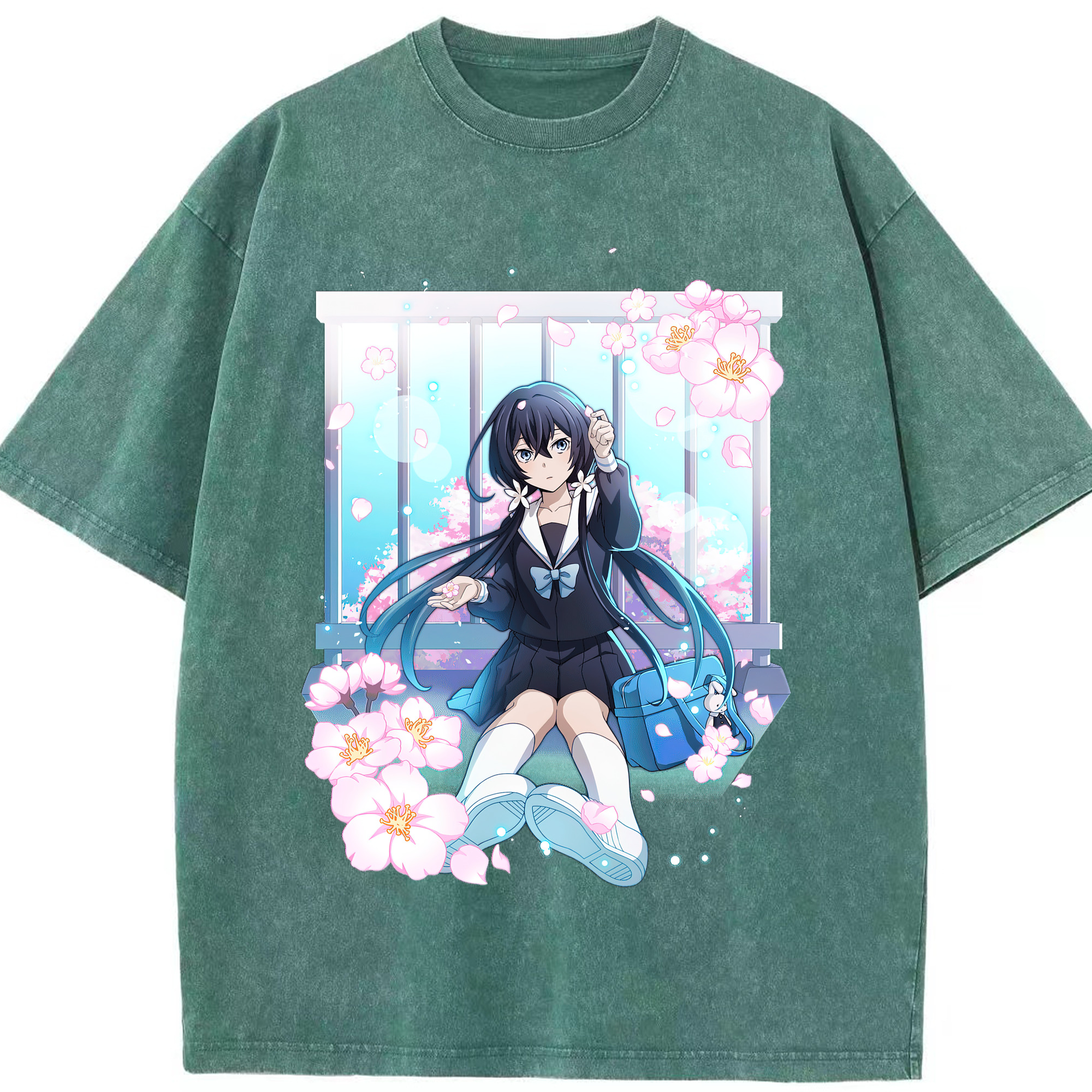 （画像用） 文豪ストレイドッグス Bungo Stray Dogs 綿100% ヴィンテージ風 半袖Tシャツ（フロントプリント）